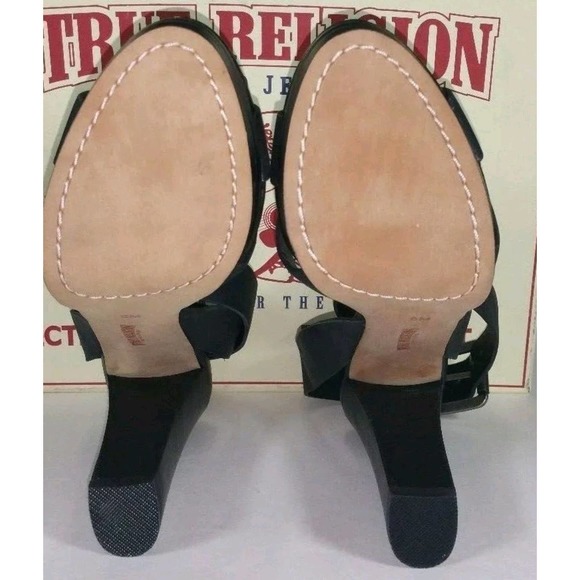 NEW Sz 6 True Religion Ankle Strap Heels - Picture 5 of 6